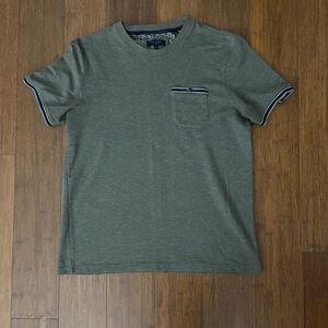 Ted Baker London Men’s Gray Pocket T-Shirt Size 4 (Fits Like Large / Medium-Larg